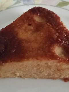Una foto de Flan con galletas de avena, manzana y stevia (microondas)