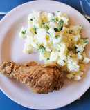 Pollo frito crujiente