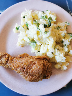 Una foto de Pollo frito crujiente