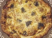 Une photo de tourte champignons