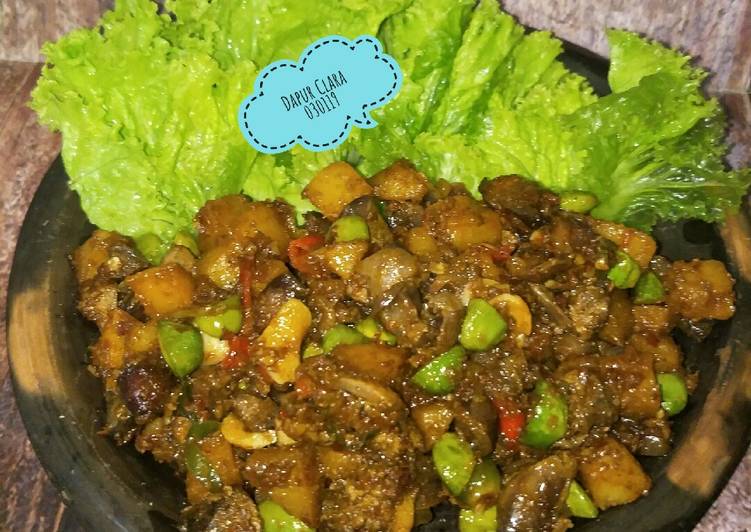 Cara Gampang Membuat Sambel goreng kentang AA pete fiber creme yang Lezat