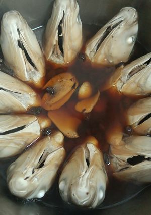 豆鼓滷虱目魚頭 的食譜成品照片