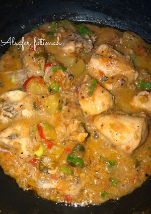 Foto resep Chicken Stew / Fricasee de Pollo