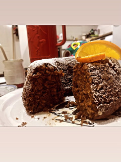 Una foto de Budín de zanahoria y naranja (GLUTEN FREE)🥕🍊