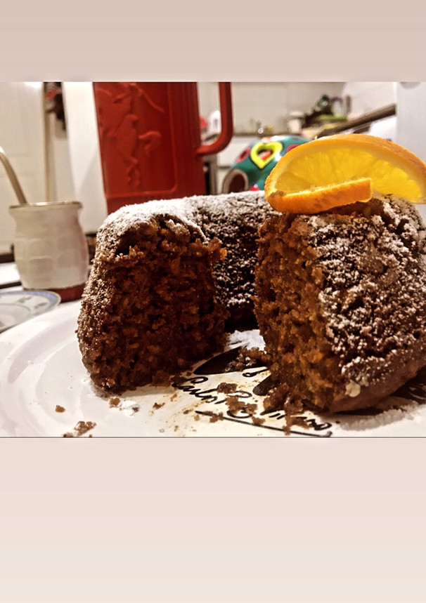 Una foto de Budín de zanahoria y naranja (GLUTEN FREE)🥕🍊
