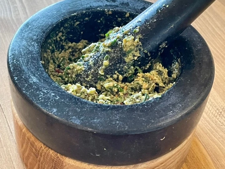 Easy Steps Prepare|Recipe} Toasted Seed &amp;amp; Herb Pesto 🌿 the So Delicious 