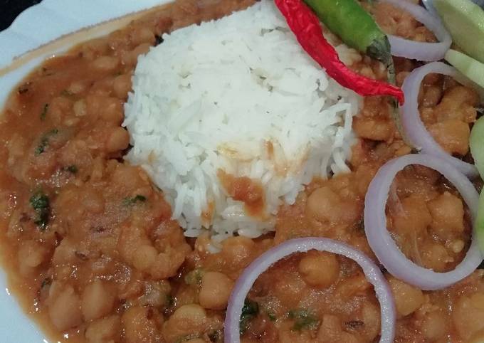 Simple Way to Prepare Any-night-of-the-week Chole Chawal