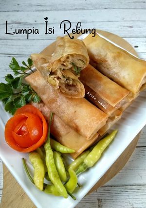 Foto resep Lumpia Isi Rebung #week39