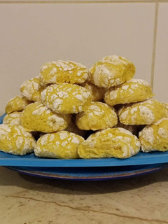 Una foto de Galletas craqueladas de limón