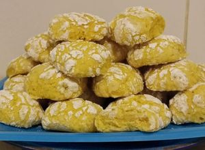 Una foto de Galletas craqueladas de limón
