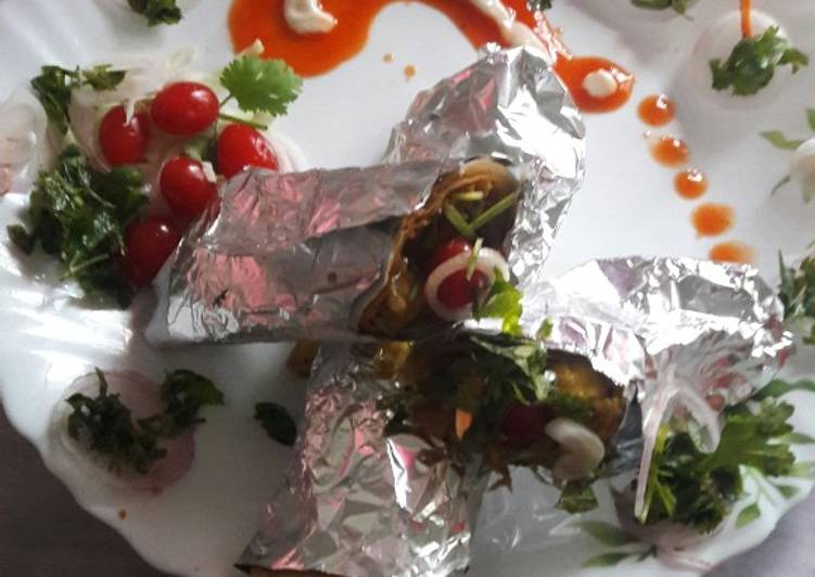 Easiest Way to Make Speedy Paneer veg roll