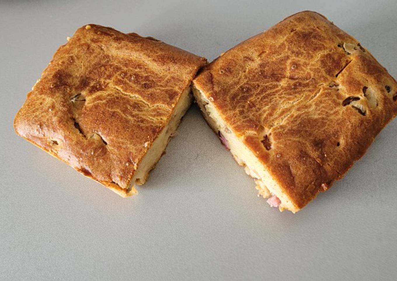 Cake jambon champignons