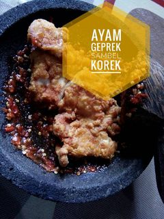 Foto resep Ayam Geprek Sambel Korek