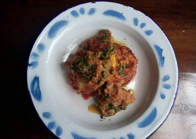 Telur Ceplok bumbu Bali