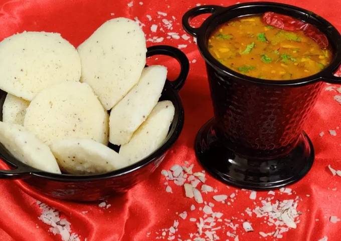 इडली सांबर (Idli Sambar recipe in Hindi) रेसिपी बनाने की विधि in Hindi