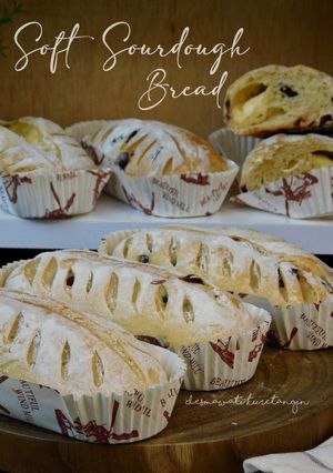 Foto resep Soft Sourdough Cranberry Cheese