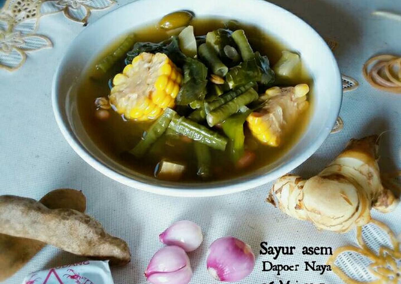 Sayur Asem no msg bumbu halus 😂