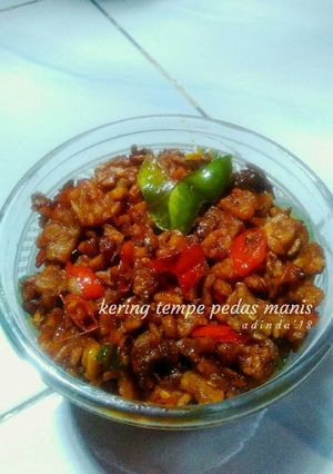 Foto resep Kering Tempe Pedas Manis