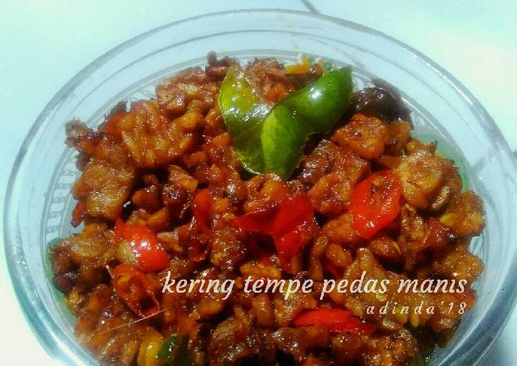 Resep Kering Tempe Pedas Manis Anti Gagal