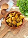 Patatas con miel y especias al horno