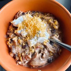 A picture of Crockpot Chicken Chili.