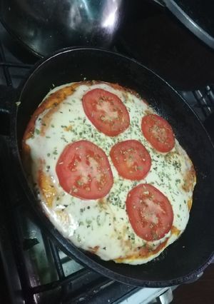 Una foto de Pizza a la sartén 🍕