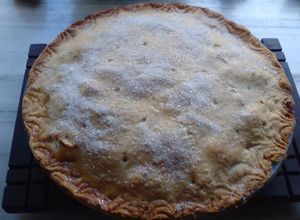 Una foto de Pastel de manzana-pie