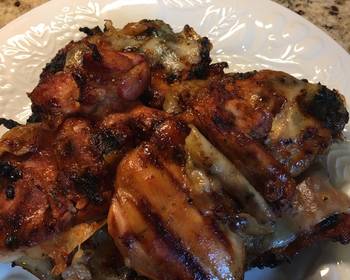 Popular Cuisine Barbecue Boneless Chicken Thighs with Pepper Jack Cheese Most Delicious