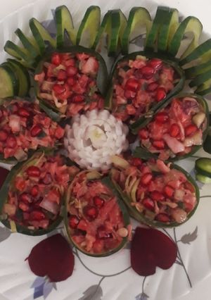 A picture of Cucumber salad.
