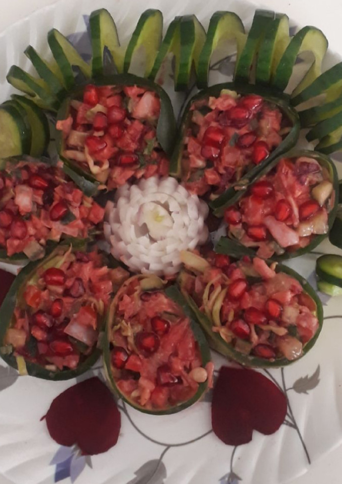 A picture of Cucumber salad.