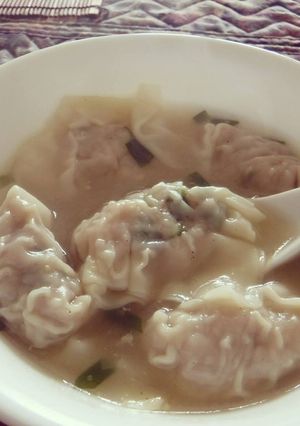 Foto resep Easy wonton soup
