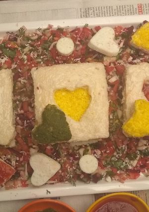 A picture of Mixed veg Sandwich.