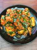 Ayam cabe kering daun kari