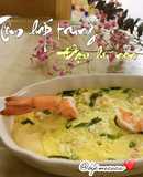 Tôm hấp trứng đậu hủ non