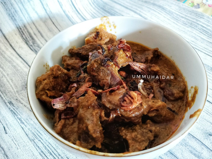 Wajib coba! Resep  buat Rendang daging sapi dijamin spesial