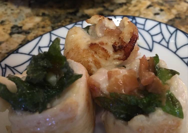 Steps to Prepare Quick Chicken tender rolls (shiso leaves + umeboshi)