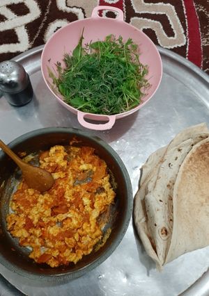 عکسی از دستور املت خوشمزه من😋