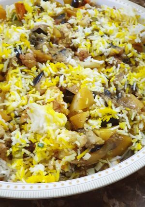 صورة لوصفة مقلوبة الخضار