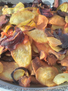 Una foto de Chips de verduras al horno