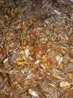 Una foto de Pulled pork al vino