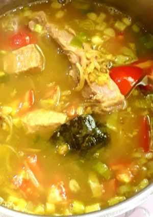 Foto resep Gule kacang hijau