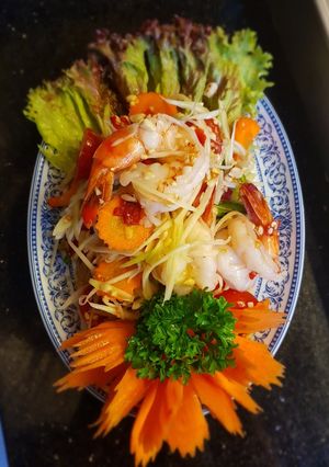 รูปของ ส้มตำไทยใส่กุ้ง