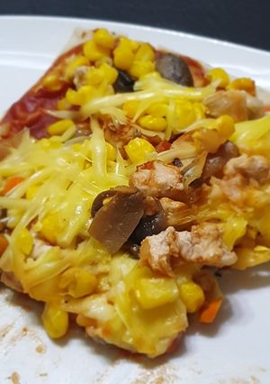 Una foto de Pizza apta aplv sin huevo