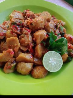 Foto resep Bakso Sambal Mercon