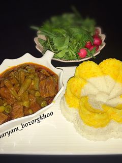 عکسی از دستور خورشت بامیه