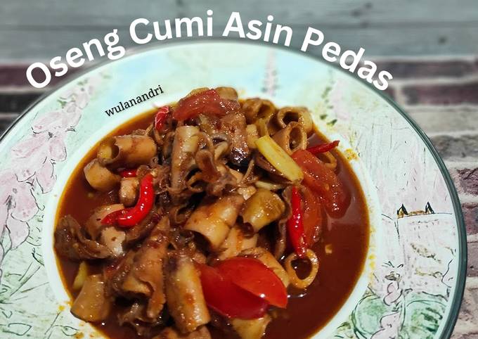 Resep Oseng Cumi Asin Pedas Oleh Wulanandri Cookpad