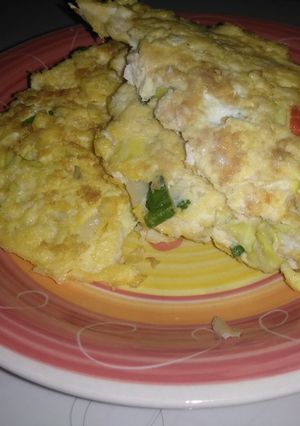 Foto resep Telur dadar mix tahu & kol
