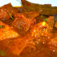 A picture of Mutton Curry.