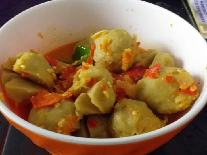 Langkah Gampang Menyiapkan Resep Pentol mercon sedeep yang Sempurna Anti Ribet, Mantap