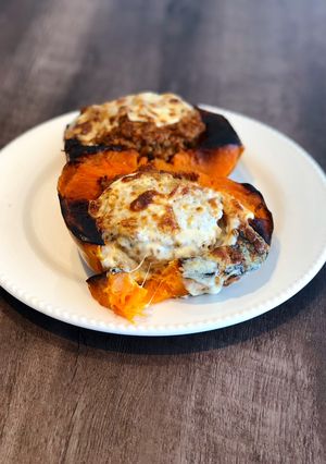 Una foto de Calabaza rellena